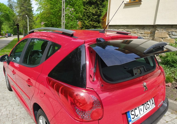 Peugeot 207 cena 9200 przebieg: 255100, rok produkcji 2008 z Wisła małe 172